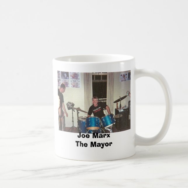 Joe on Drums GIF, Joe MarxThe Mayor Coffee Mug (Right)