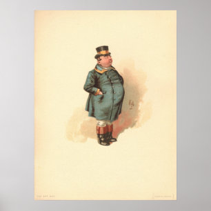 Joe (The Fat Boy) Kyd, Dickens The Pickwick Papers Poster