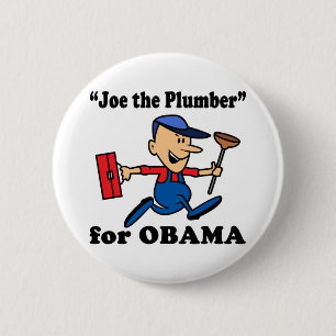 Joe the Plumber for Obama 6 Cm Round Badge