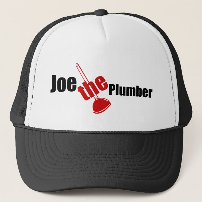 Joe The Plumber Trucker Hat (Front)