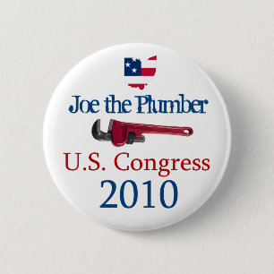 Joe the Plumber US Congress 2010 - Button