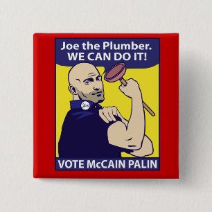 Joe the Plumber, we can do it Button