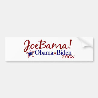JoeBama (Obama Biden 2008) Bumper Sticker