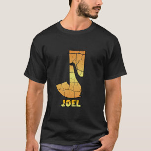 Joel personalised boys dinosaur cute custom kids n T-Shirt