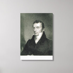 Joel Roberts Poinsett (engraving) Canvas Print