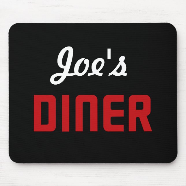 Joe's Diner Mouse Pad (Front)