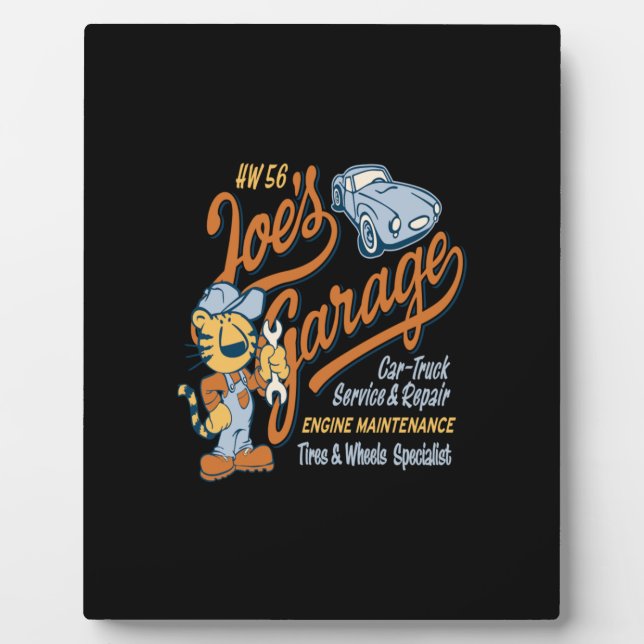 joe's garage plaque (Front)