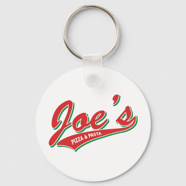 Joe's Pizza & Pasta Key Ring (Front)