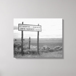Joe's Service, 1936 Canvas Print