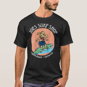 Joe's Surf Our Dog Teddy Logo Classic Surf T-Shirt