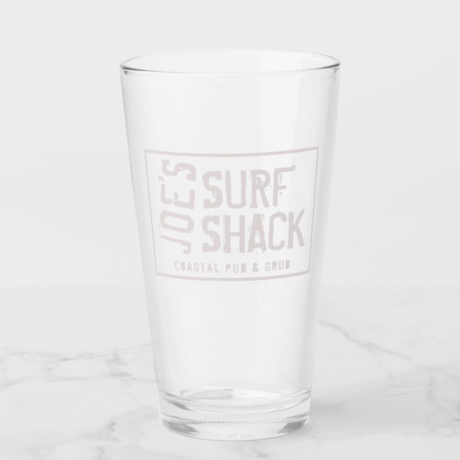 Joe's Surf Shack Glass (Front)