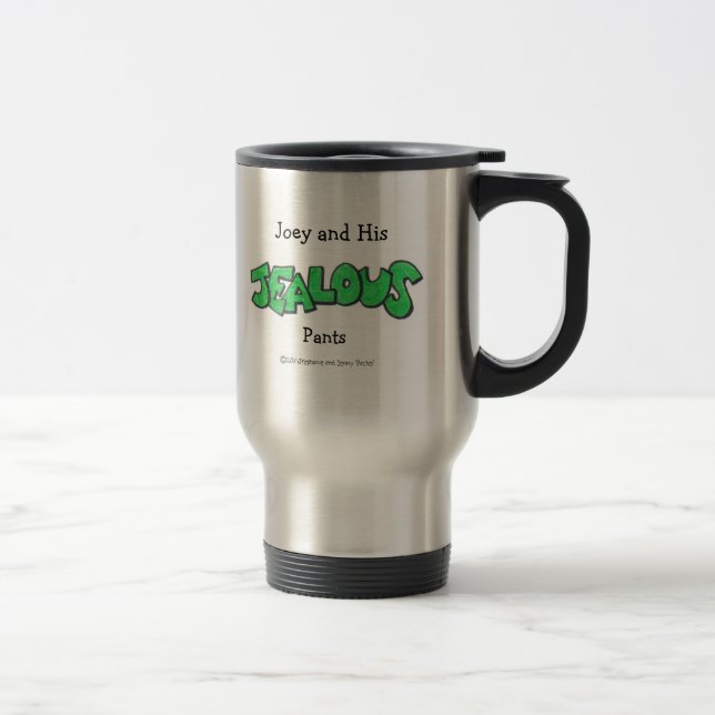 Joey and His JEALOUS Pants mug (Right)