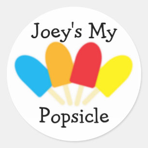 Joey's My Popsicle Sticker