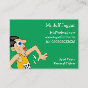 Jogger, Mr Jeff Jogger Business Card