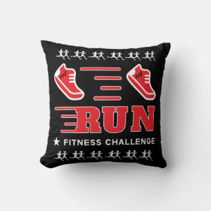 Jogging Get Fit Motivational Support Mug Throw Pil Cushion