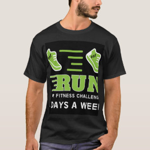 Jogging Get Fit Motivational Support Mug Throw Pil T-Shirt