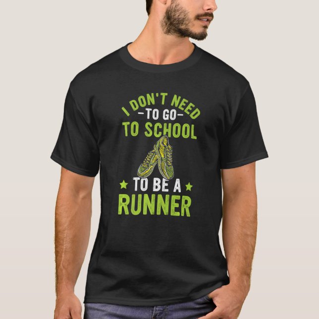 Jogging Saying For Running Runner T-Shirt (Front)