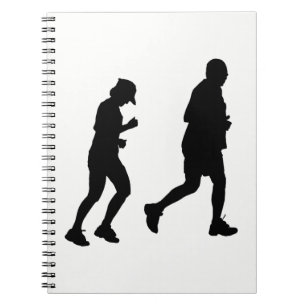 Jogging Silhouette Notebook
