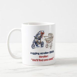 Jogging Stroller Funny New Dad Runner Coffee Mug