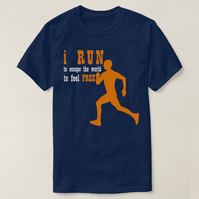 Jogging to feel free 2 T-Shirt (Design Front)