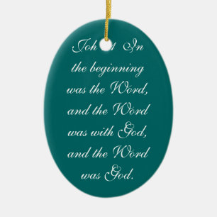 Joh 1:14  And the Word became flesh and dwelt amon Ceramic Tree Decoration