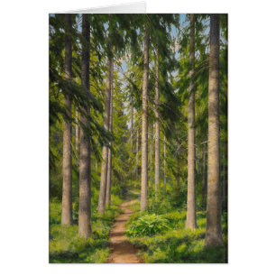 Johan Krouthén Solbelyst skogsstig CC0446