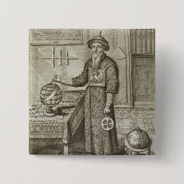 Johann Adam Schall von Bell (1591-1666) from 'Chin 15 Cm Square Badge (Front)