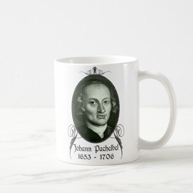 Johann Pachelbel Coffee Mug (Right)