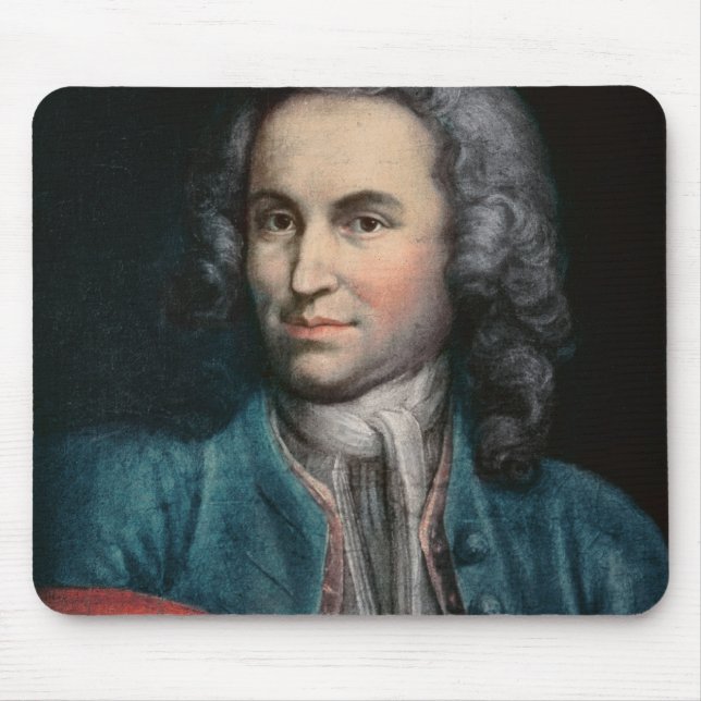 Johann Sebastian Bach  c.1715 Mouse Pad (Front)