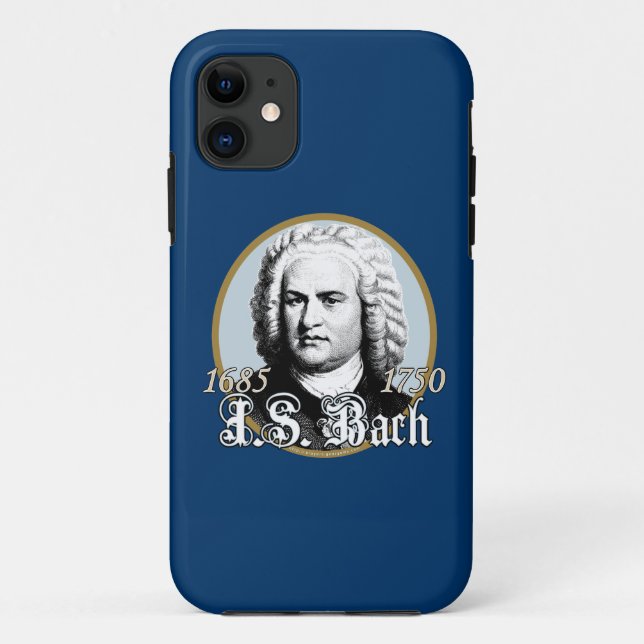 Johann Sebastian Bach Case-Mate iPhone Case (Back)