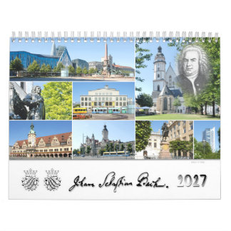 Johann Sebastian Bach Cities & Places 2027, Calendar