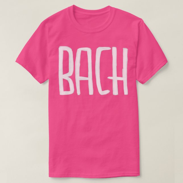 Johann Sebastian Bach Classical Composer Bach T-Shirt (Design Front)