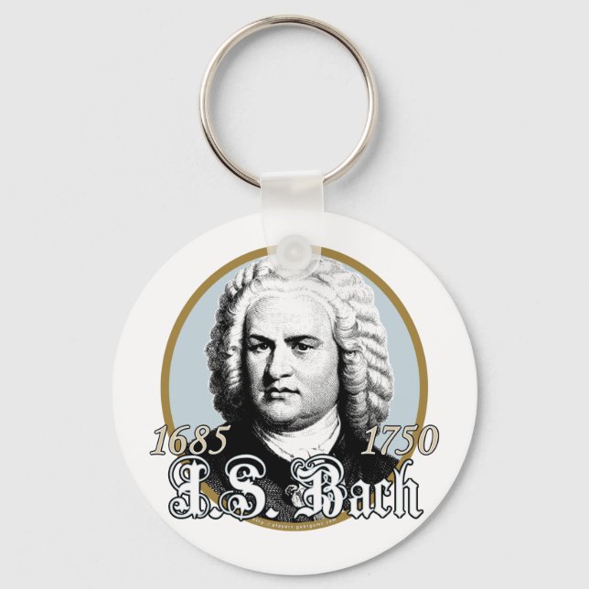 Johann Sebastian Bach Key Ring (Front)