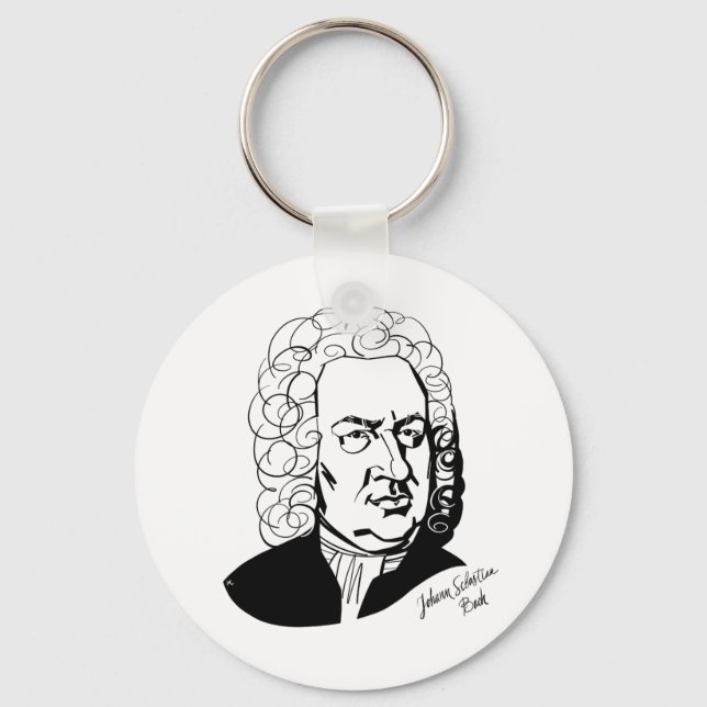 Johann Sebastian Bach Key Ring (Front)