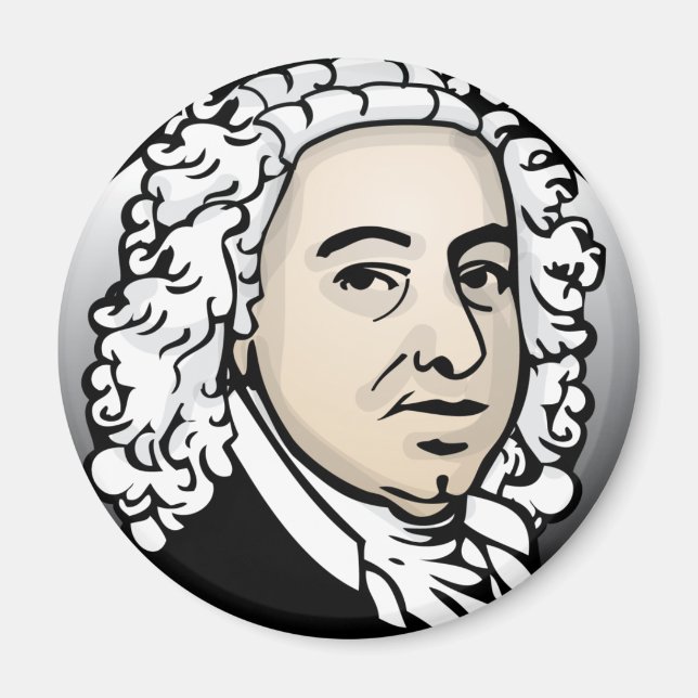 Johann Sebastian Bach Magnet (Front)