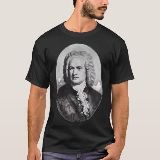 Johann Sebastian Bach - portrait in B&W T-Shirt