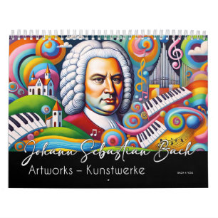 Johann Sebastian Bach Portraits: Artworks  Calendar