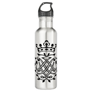 Johann Sebastian Bach Seal Crest Monogram Insignia 710 Ml Water Bottle