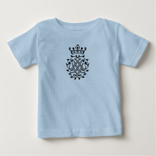 Johann Sebastian Bach Seal Crest Monogram Insignia Baby T-Shirt