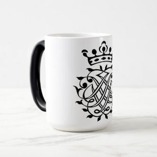Johann Sebastian Bach Seal Crest Monogram Insignia Magic Mug