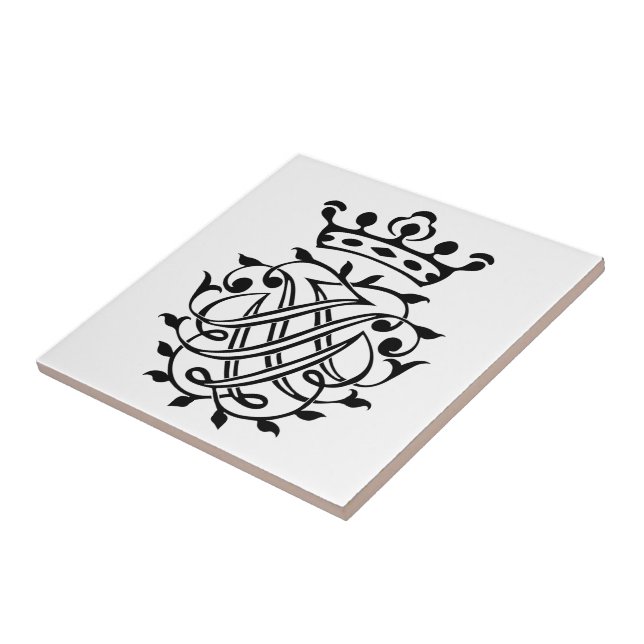 Johann Sebastian Bach Seal Crest Monogram Insignia Tile (Side)