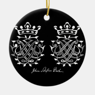 Johann Sebastian Bach Siegel Ceramic Tree Decoration