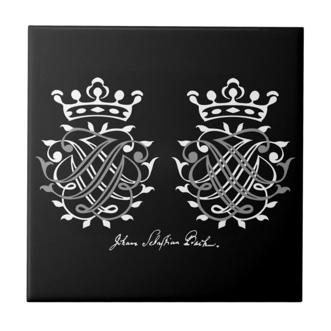 Johann Sebastian Bach Siegel Tile (Front)