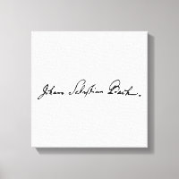 Johann Sebastian Bach signature