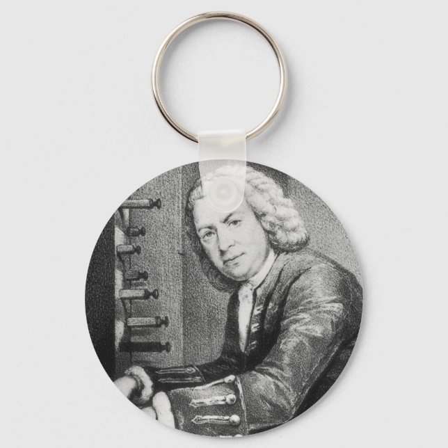 Johann Sebastian Bach Stuff Key Ring (Front)