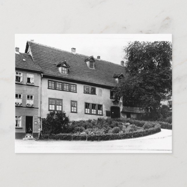 Johann Sebastian Bach's  house Postcard (Front)