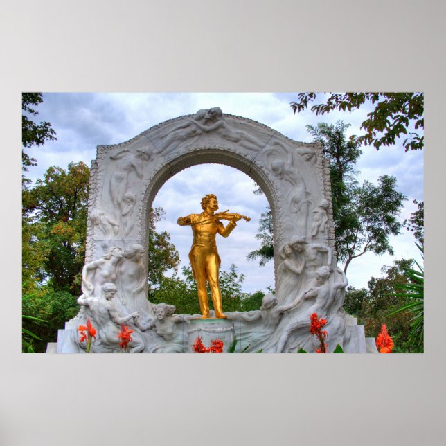 Johann Strauß II Poster (Front)