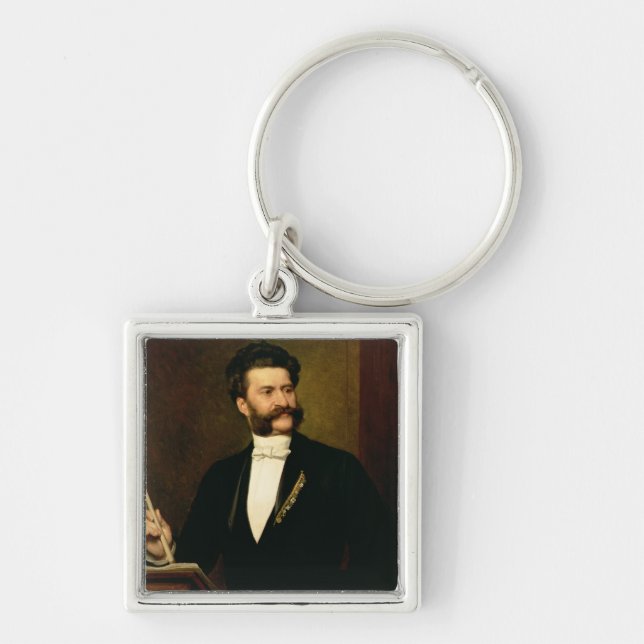 Johann Strauss the Younger, 1888 Key Ring (Front)