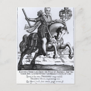 Johann Tserclaes, Graf von Tilly Postcard