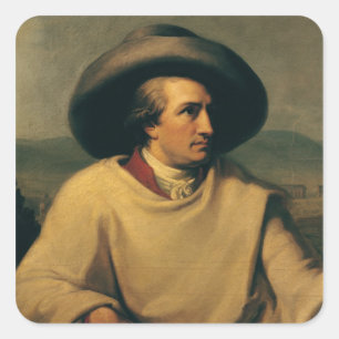 Johann Wolfgang von Goethe Square Sticker